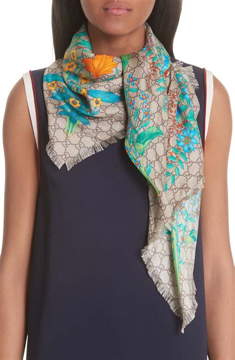 gucci women's scarves|Gucci scarf buy online.